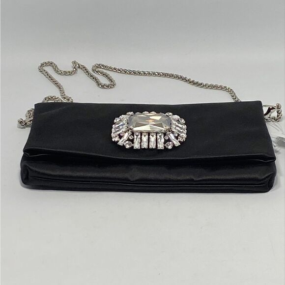 Jimmy Choo Titania Crystal Satin Clutch - Picture 4 of 12